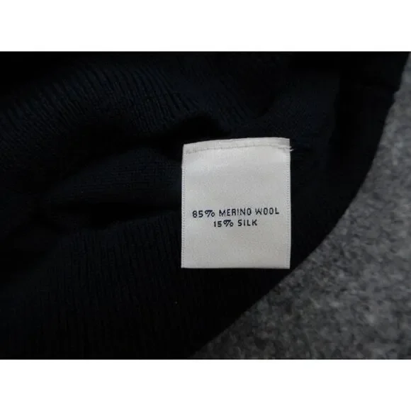 Peter Millar Sweater Mens Large Blue Merino‎ Wool Silk V Neck Casual Preppy Golf